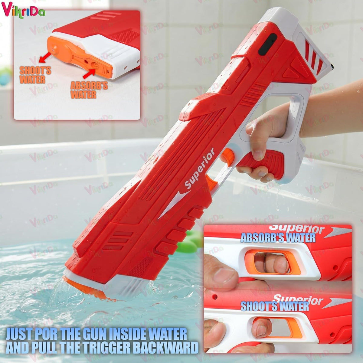 Automatic Electric Long-Range Water Gun