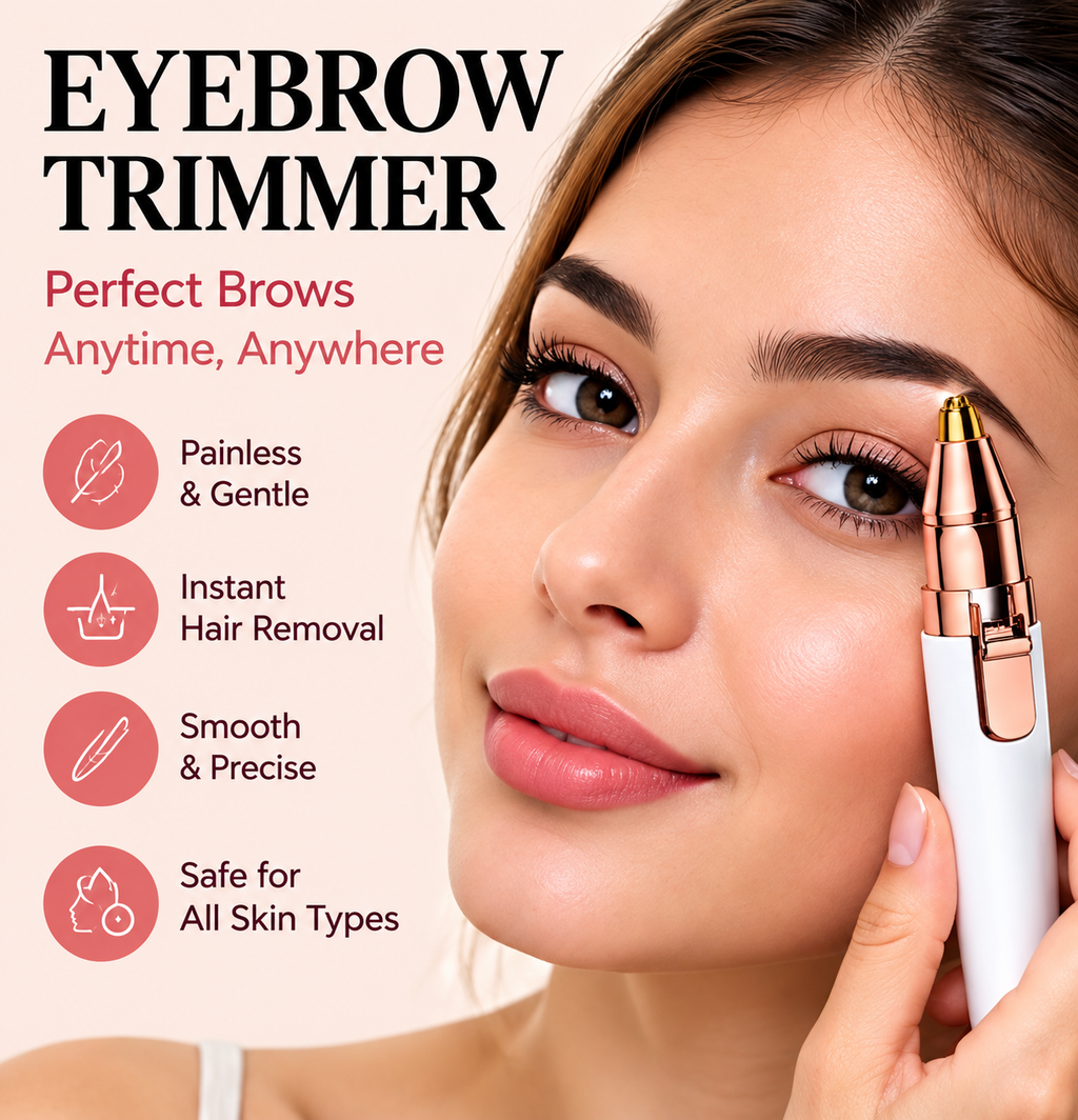 2-in-1 Eyebrow & Facial Hair Trimmer