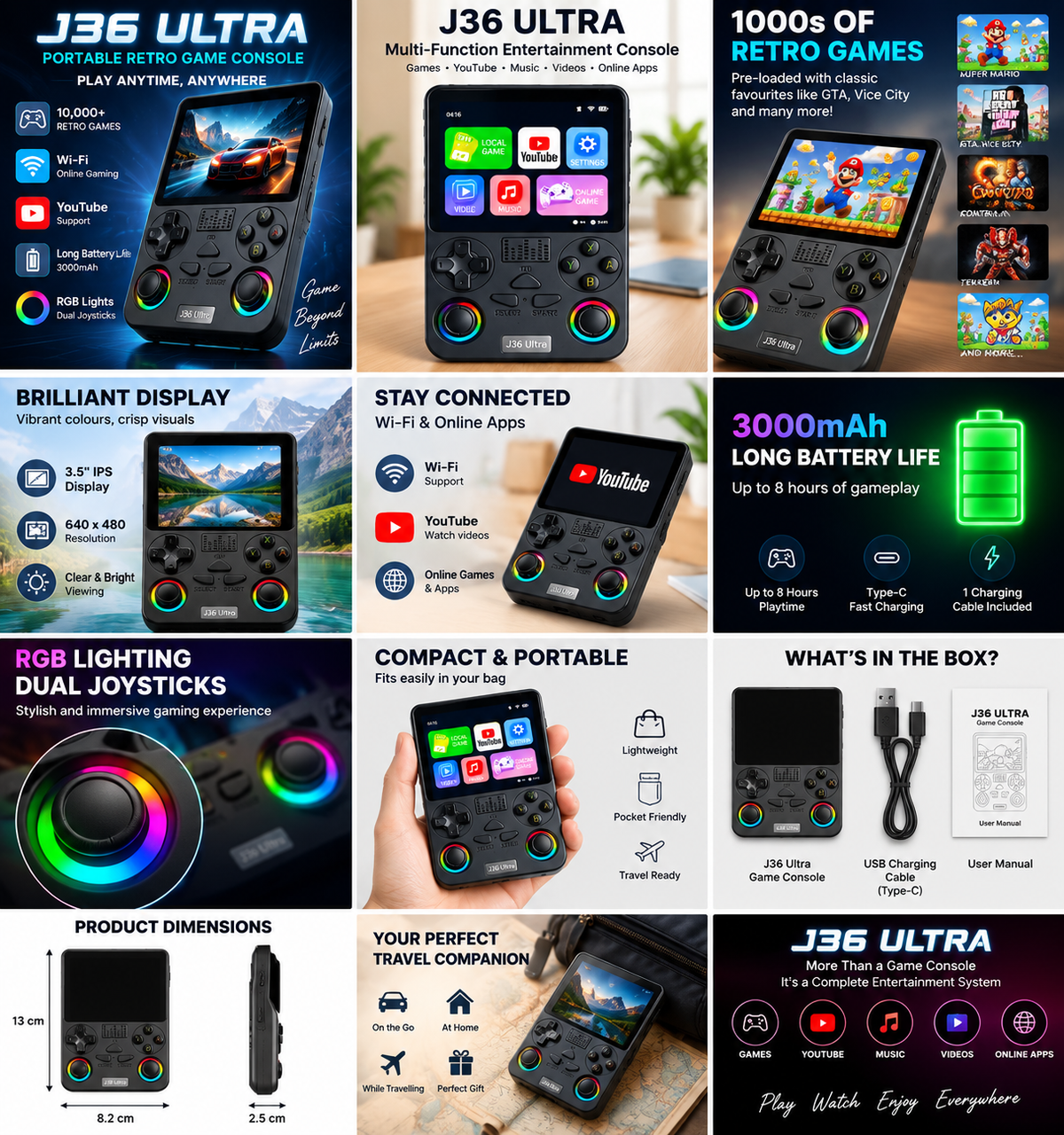 Cubonic Xplore J36 Handheld Console