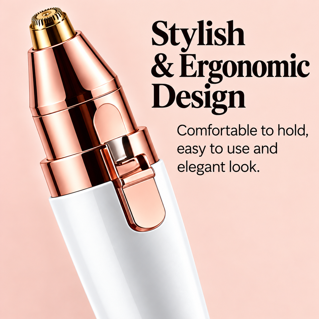 2-in-1 Eyebrow & Facial Hair Trimmer